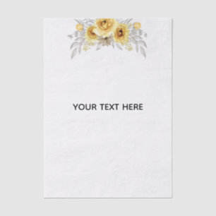 Papel De Seda Crea Tu Propia Floral