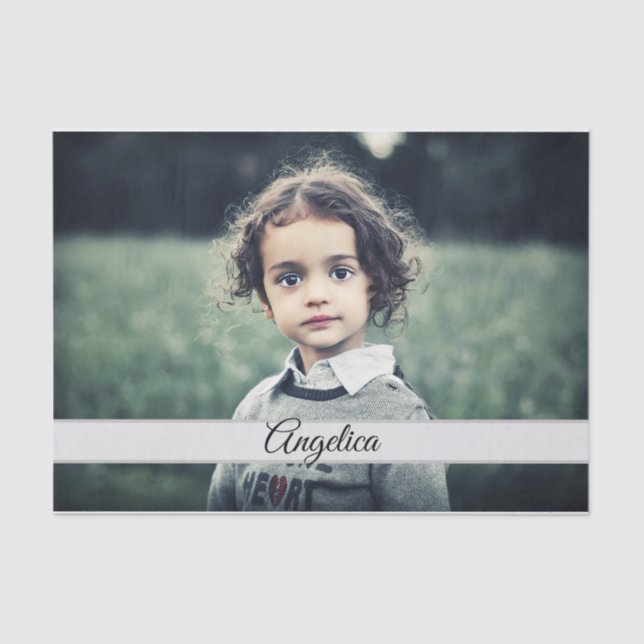 Papel De Seda Crea tu propia foto (Anverso)