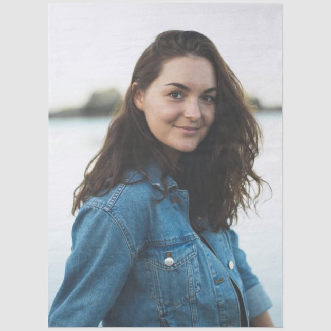 Papel De Seda Crea Tu Propia Foto Personalizada  (Anverso)