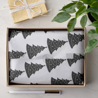 Papel De Seda Crea Tu Propia Silueta de Árbol de Navidad Persona