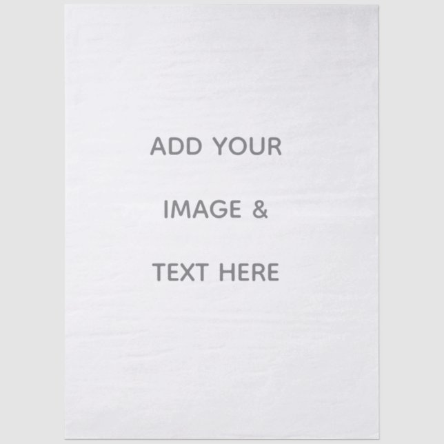 Papel De Seda Crea tu propio blanco  (Anverso)