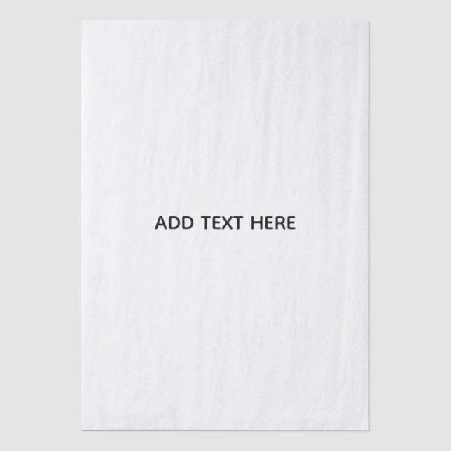 Papel De Seda Crea tu propio blanco  (Anverso)