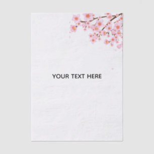 Papel De Seda Crea tu propio borde floral colorido
