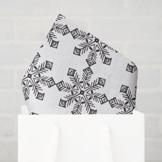 Papel De Seda Crea tu propio copo de nieve estilizado vintage