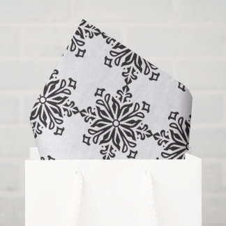 Papel De Seda Crea tu propio copo de nieve retro estilizado vint