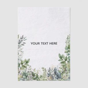 Papel De Seda Crea tu propio diseño botánico