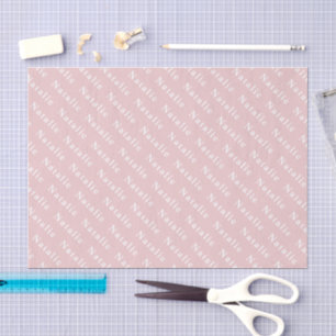 Papel De Seda Crea tu propio nombre personalizado