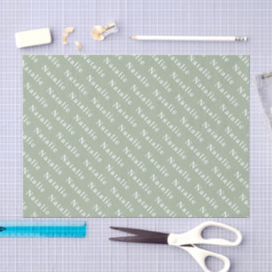 Papel De Seda Crea tu propio nombre personalizado