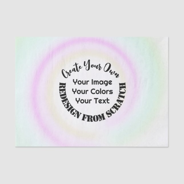 Papel De Seda Crea tus propios artículos personalizados (Anverso)