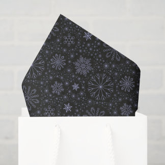 Papel De Seda Crea tus propios copos de nieve minimalistas vinta
