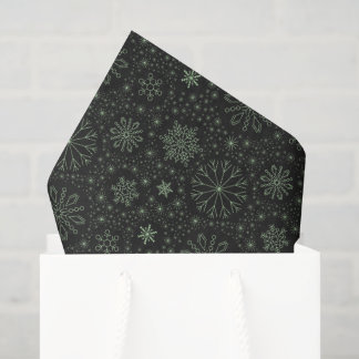 Papel De Seda Crea tus propios copos de nieve minimalistas vinta