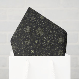 Papel De Seda Crea tus propios copos de nieve minimalistas vinta