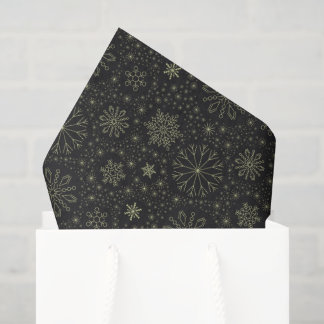 Papel De Seda Crea tus propios copos de nieve minimalistas vinta