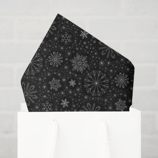Papel De Seda Crea tus propios copos de nieve minimalistas vinta