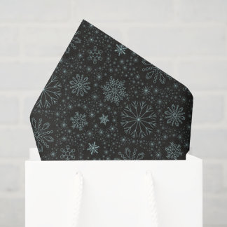 Papel De Seda Crea tus propios copos de nieve minimalistas vinta