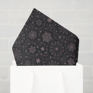 Papel De Seda Crea tus propios copos de nieve minimalistas vinta