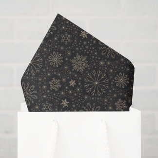 Papel De Seda Crea tus propios copos de nieve minimalistas vinta