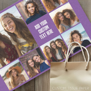 Papel De Seda Crea un collage de fotos personalizado con 8 fotos