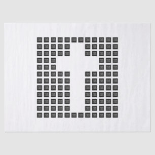 Papel De Seda Crea un patrón cruzado con cualquier logotipo o im