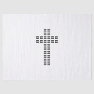 Papel De Seda Crea un patrón cruzado con cualquier logotipo o im