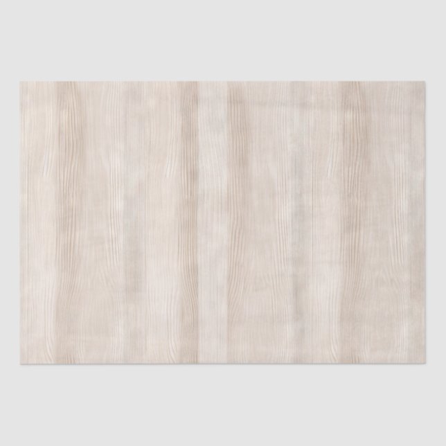 Papel De Seda Cream Faux Wood Boda (Anverso)