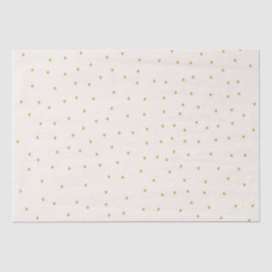 Papel De Seda Cream Gold Dots Watercolour Woodland Animals