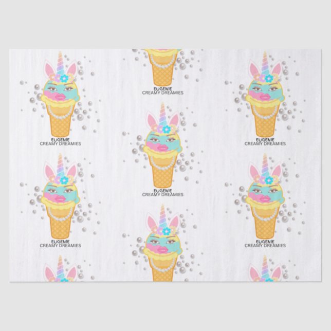Papel de seda Creamy Dreamies (Anverso)