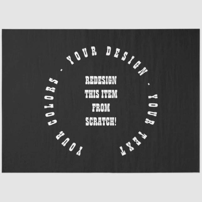 Papel De Seda Crear el propio (Anverso)