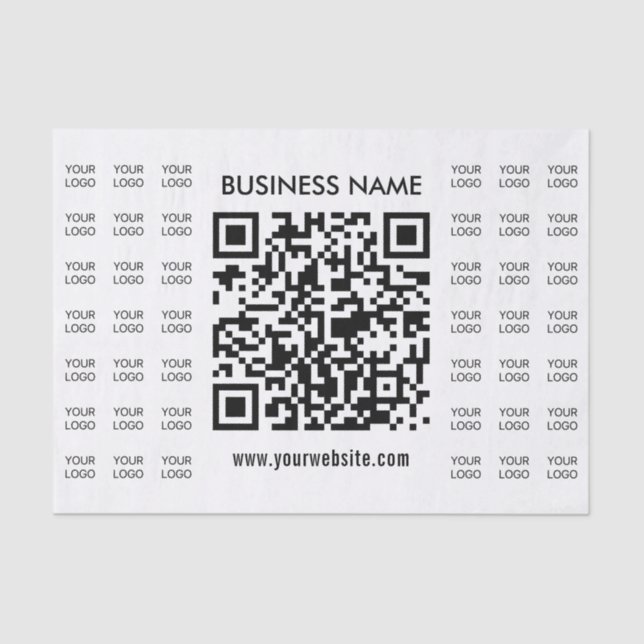 Papel De Seda Crear instantáneamente código QR escaneado y patró (Anverso)