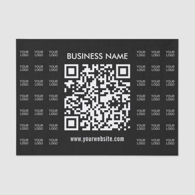 Papel De Seda Crear instantáneamente código QR escaneado y patró (Anverso)