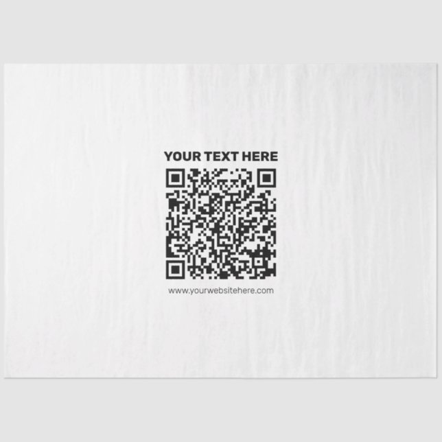 Papel De Seda Crear instantáneamente un código QR para cualquier (Anverso)