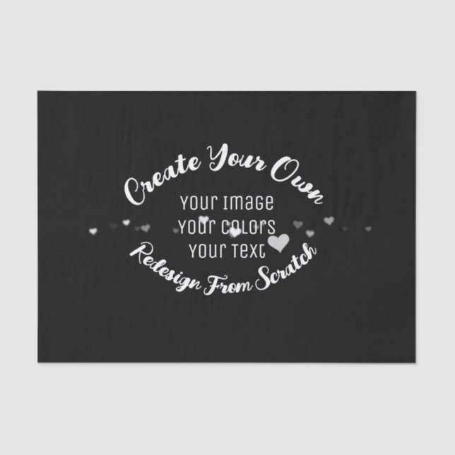 Papel De Seda Crear su propia imagen Personalizado (Anverso)