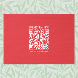 Papel De Seda Crear su propio código QR instantáneamente | Rojo