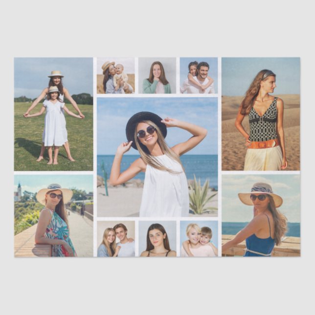 Papel De Seda Crear su propio Collage de fotos 11 (Anverso)