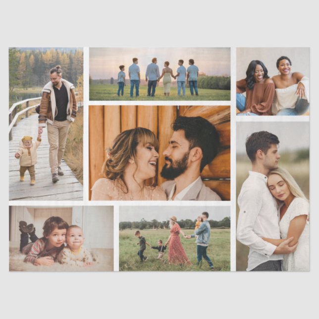 Papel De Seda Crear su propio Collage de fotos 7 (Anverso)