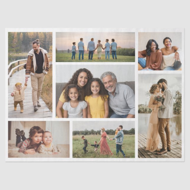 Papel De Seda Crear su propio Collage de fotos 7 (Anverso)