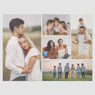 Papel De Seda Crear su propio Collage de fotos de 5