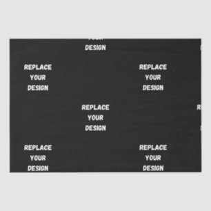 Papel De Seda Crear su propio diseño personalizado negro