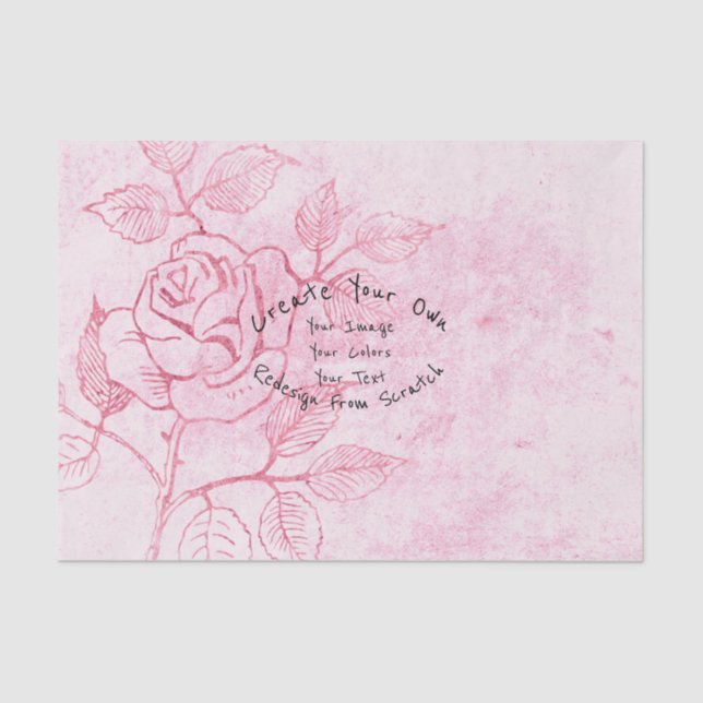 Papel De Seda Crear su propio personalizado (Anverso)