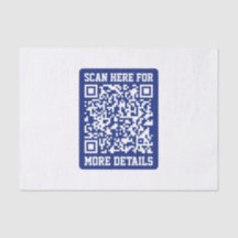 Crear un código QR escaneado | Azul marino (editab