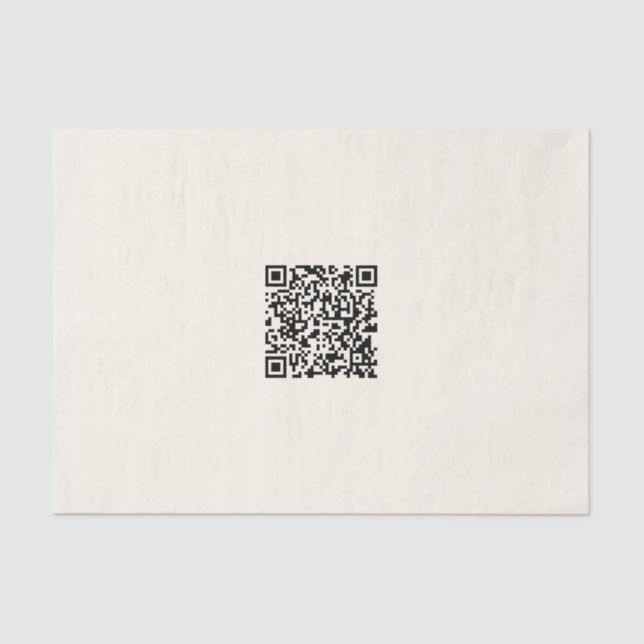 Papel De Seda Crear un código QR instantáneamente | Editable fue (Anverso)