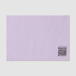 Papel De Seda Crear un código QR | Violeta Lavanda Pálido
