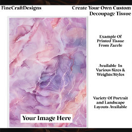 Papel De Seda Create Your Own Custom 1 Photo Portrait Decoupage