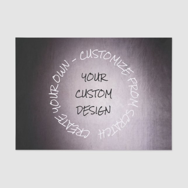 Papel De Seda Create Your Own Fully Customized (Anverso)