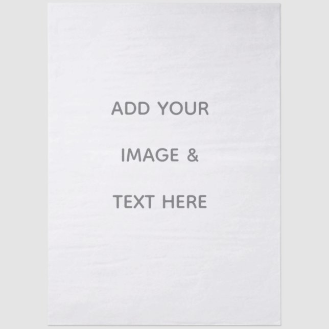 Papel De Seda Create Your Own white  (Anverso)