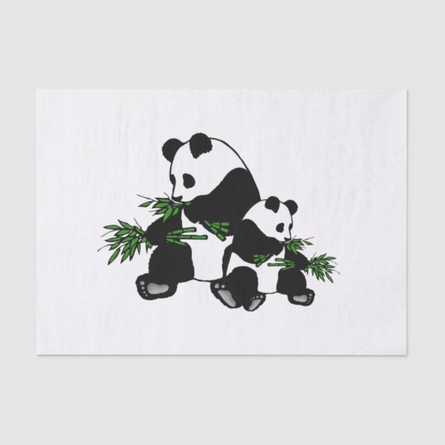 Papel De Seda Crecer en Panda (Anverso)