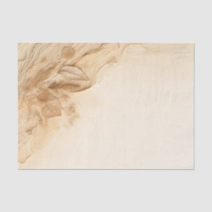 Papel De Seda Crema de Marfil Botánico Bohemio Texturizado Boda
