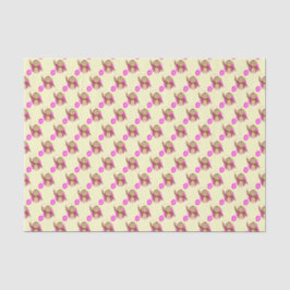 Papel De Seda Crema rosa de Monkey 2 años