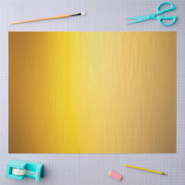 Papel De Seda Crepúsculo de Oro (Artesanía)