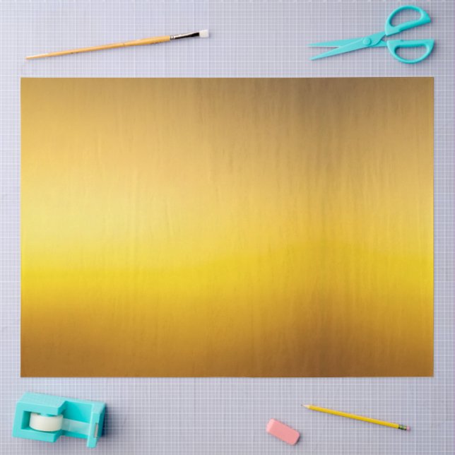 Papel De Seda Crepúsculo de Oro (Artesanía)